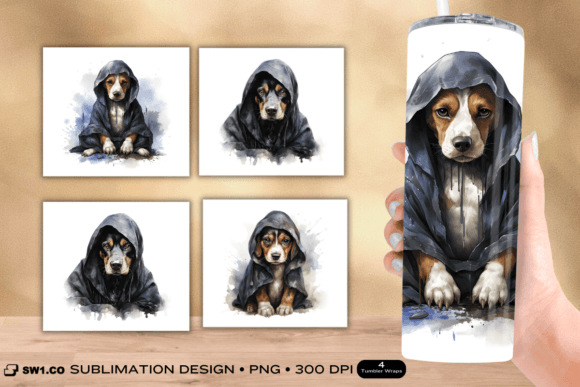 Beagle Reaper Tumbler Wrap Sublimation: Graphics for Crafts-Driven Brands