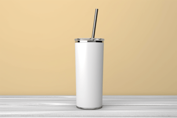 Beautiful White Tumbler Mockup: Graphics for Mugs Amp