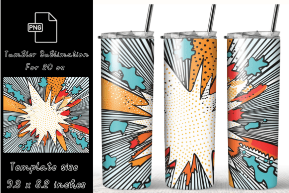 Doodle Shine Sunburst Sparkle Tumbler Graphics