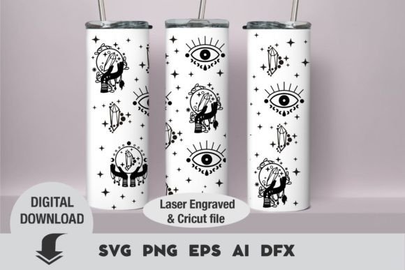 Laser Engraved Tumbler 20 Oz, Flower: Graphics for Crafts Brands